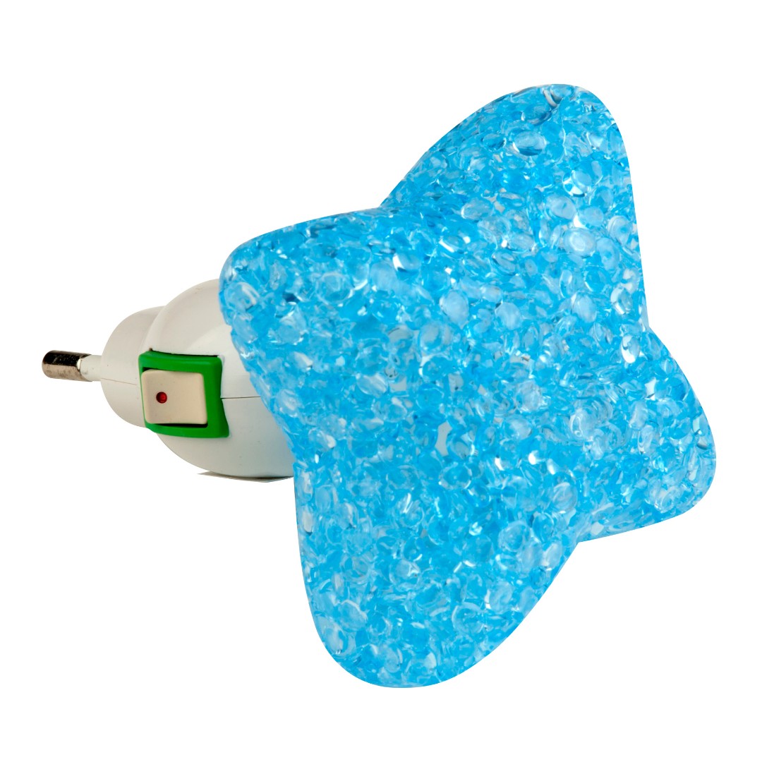 DTL-309-Звездочка/BLUE/1LED/0,1W Светильник-ночник. Выключатель на корпусе. Блистер DTL-309-Звездочка/BLUE/1LED/0,1W Светильник-ночник. Выключатель на корпусе. Блистер
